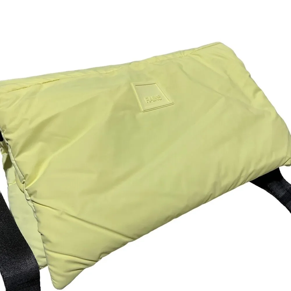 RAINS Bag Mens Yellow Waterproof Puffer Crossbody Gorpcore‎ Bright Sporty Spring
